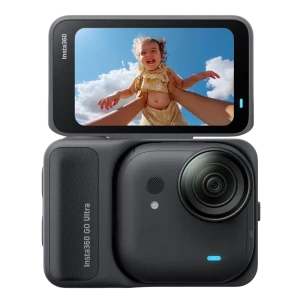 Insta360 GO Ultra noire avec capteur de 1/1,28 pouce à nu