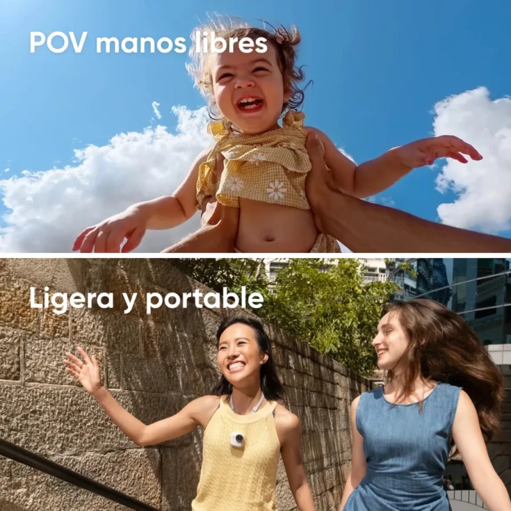 Insta360 GO Ultra branca com sensor de 1/1,28 polegadas exposto - Item7