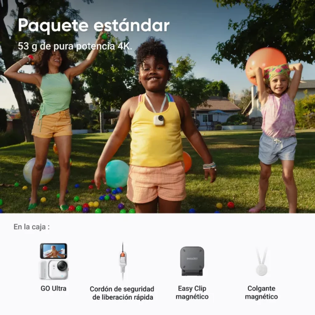 Insta360 GO Ultra branca com sensor de 1/1,28 polegadas exposto - Item13