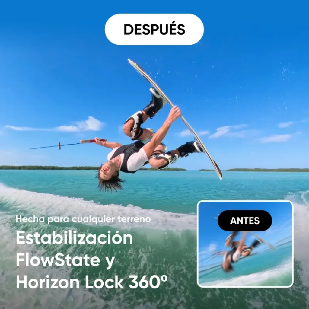Caméra Insta360 X4 8K à 360 degrés, vue de face - Ítem4