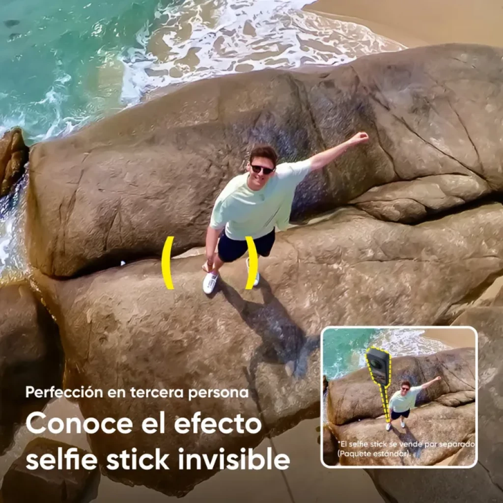 Caméra Insta360 X4 8K à 360 degrés, vue de face - Ítem5