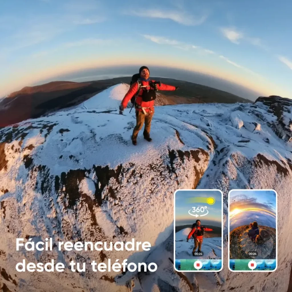 Caméra Insta360 X4 8K à 360 degrés, vue de face - Ítem6