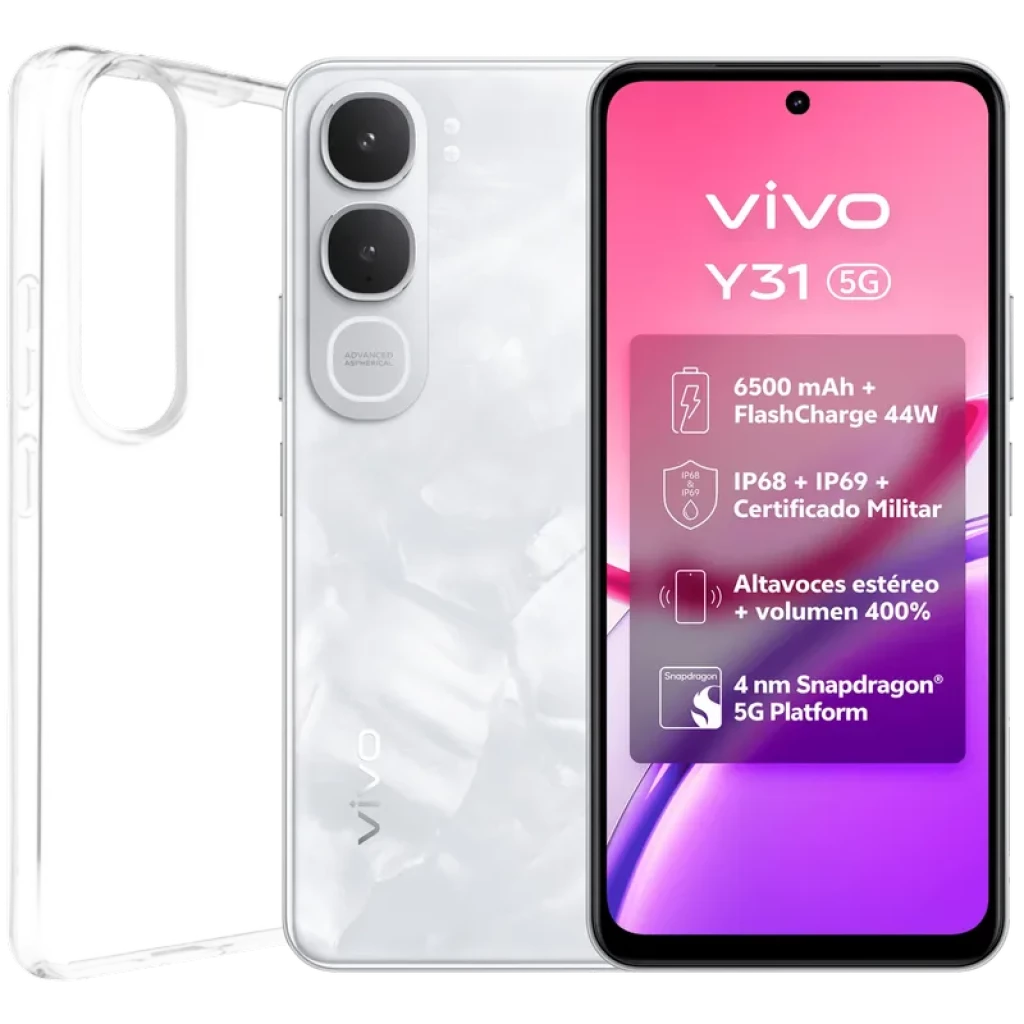 Vivo Y31 5G 256 Go Blanc Snapdragon 4 Gen 2 (4 nm) 6 Go de RAM Écran HD+ - Ítem2