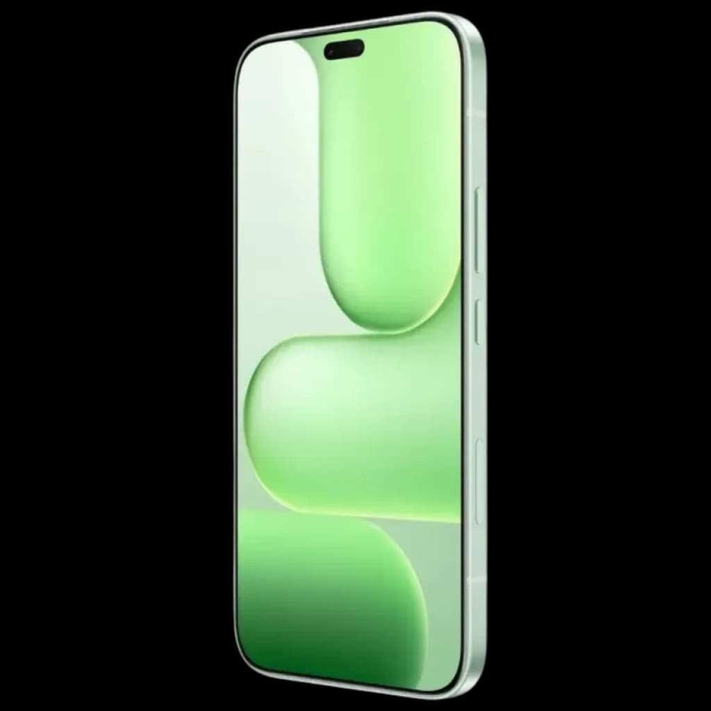 Honor 600 Lite 5G verde Sprout com tela ampla bordas retas e furo duplo, acabamento fosco elegante; módulo de câmeras alinhado e laterais com botões