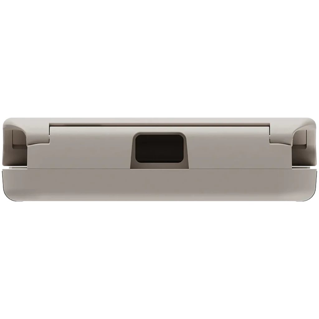 GameSir Pocket Taco P1 Gamepad para Android con diseño retro: cruceta negra, botones morados A B X Y, select y start, soporte tipo clip y acabado beige y - Ítem4