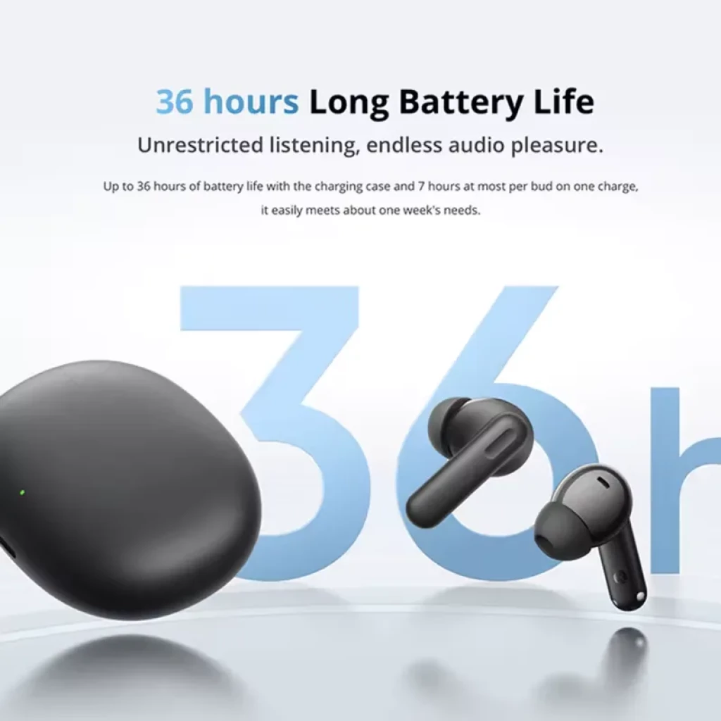 Realme TechLife Buds Bluetooth 5.4 36h Autonomía Negro - Auriculares Inalámbricos - Ítem3