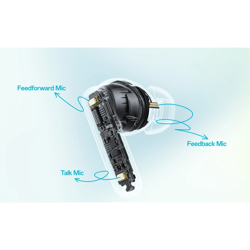 Oneplus Nord Buds 4 Pro Negro auriculares inalámbricos con estuche mate compacto, LED frontal verde, diseño intraural ergonómico y acabado minimalista - Ítem3