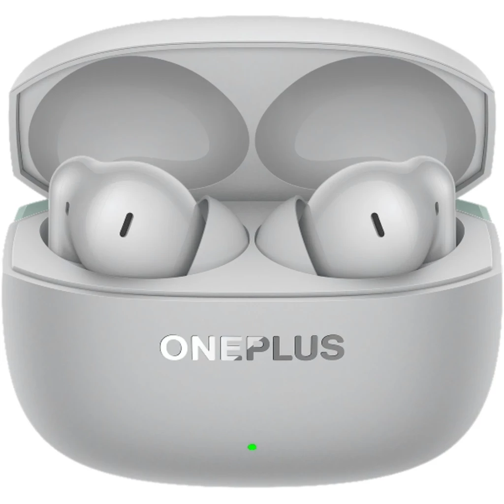 Oneplus Nord Buds 4 Pro Gris Auriculares inalámbricos con estuche compacto gris, acabado mate, indicador LED frontal y diseño intraural con micrófonos negros - Ítem