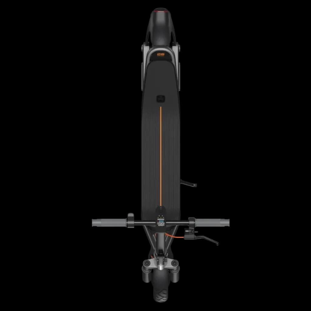 Diseño kicktail visto de arriba del Xiaomi Electric Scooter 6