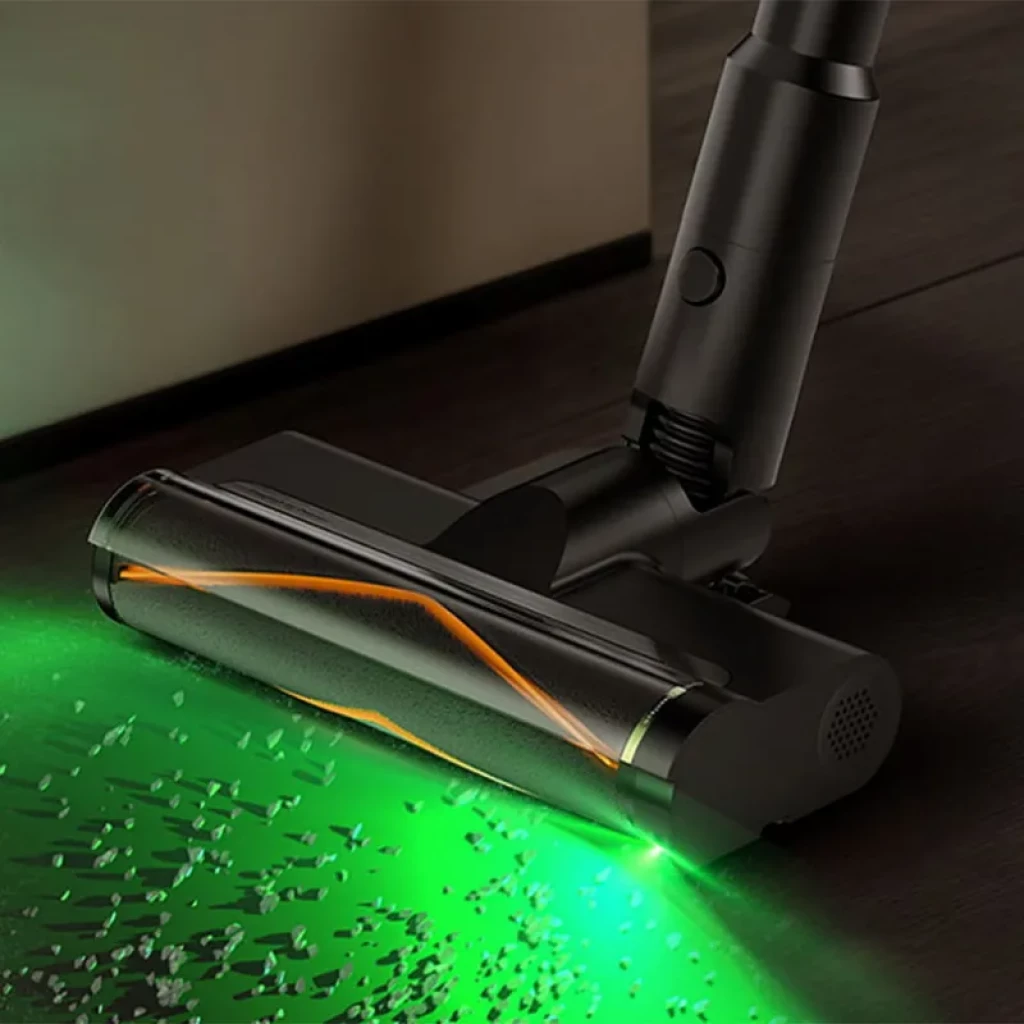 Aspirador vertical Deerma Z50 Combo com estação de esvaziamento automático e principais acessórios na cor preta - Item5