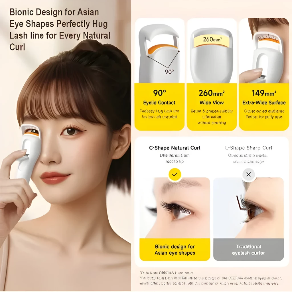 Deerma JM01 Biónico com 3 Níveis de Temperatura - Curvador de Pestanas - Item3