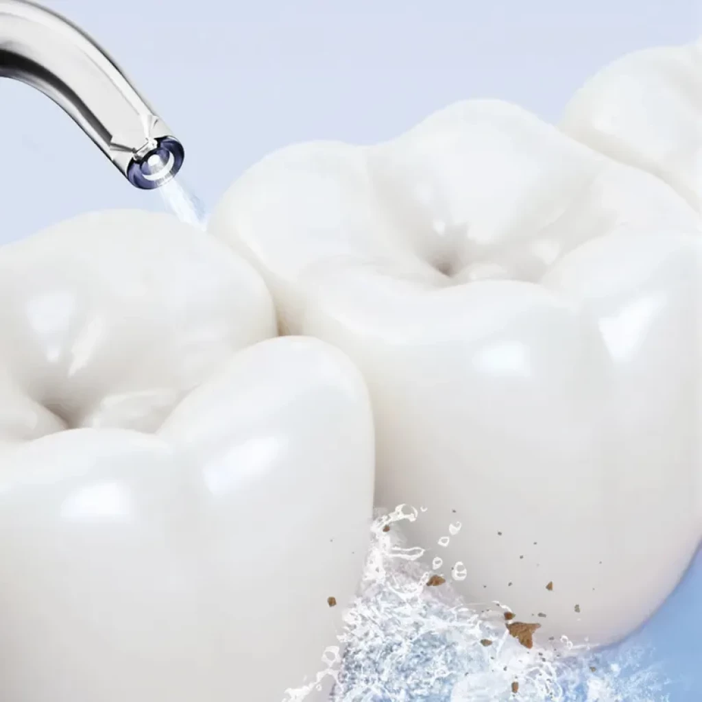 Irrigador bucal portátil Deerma Water Flosser CY01, 240 ml, 140 PSI - Limpeza interdental sem fios - Item1