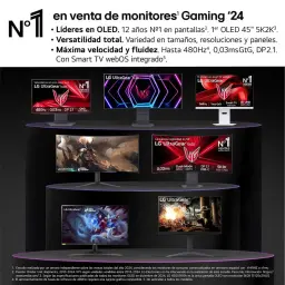 Écran PC gaming LG UltraGear 27 pouces QHD, dalle IPS, 200 Hz, 1 ms GtG, design fin avec bords minces, connectiques DP et HDMI, couleurs vives et nettes
