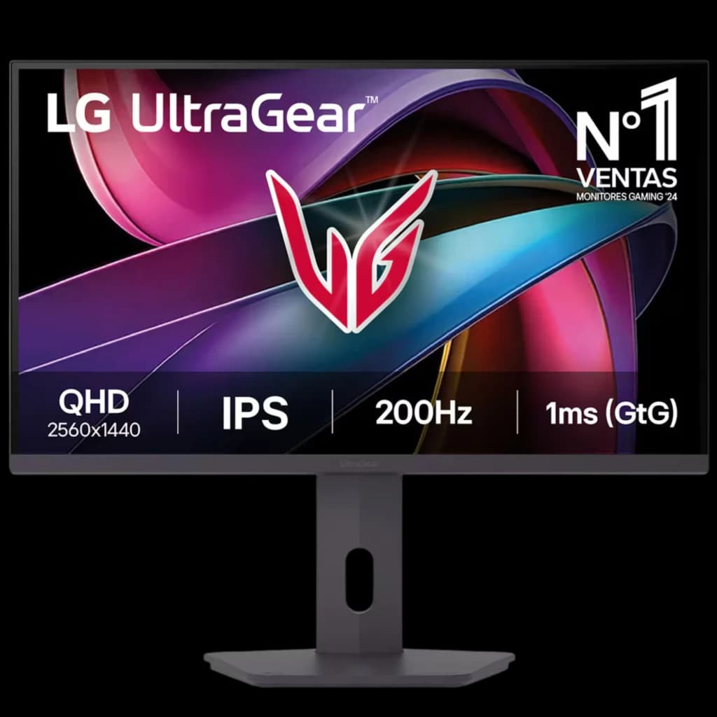 Écran de jeu LG UltraGear 27 pouces, dalle IPS, temps de réponse de 1 ms GtG - Écran PC QHD 200 Hz