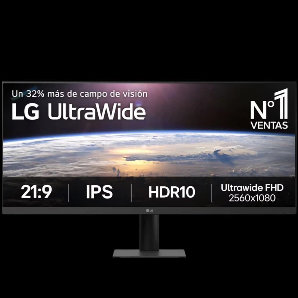 Monitor de PC LG UltraWide de 34'' IPS UWFHD a 100 Hz