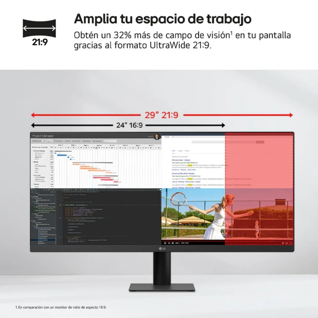  LG UltraWide 29 pouces IPS UWFHD 100 Hz - Écran d'ordinateur - Ítem6