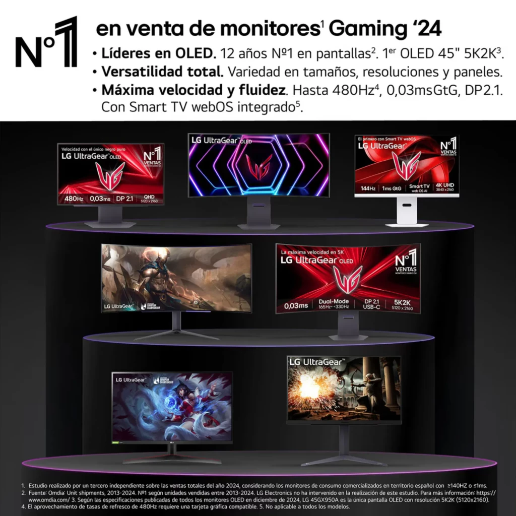Écran de jeu LG UltraGear 27 pouces, dalle IPS, temps de réponse de 1 ms GtG - Écran PC FHD 144 Hz - Ítem5