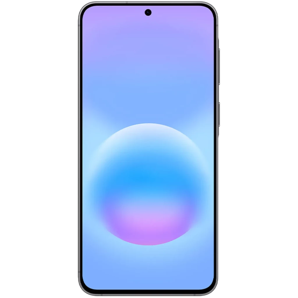 Samsung Galaxy A57 5G cinza com ecrã 6,6, câmara tripla 50 MP, 12GB RAM e 512 GB. Design fino, furo central no ecrã e módulo traseiro com três lentes - Item1