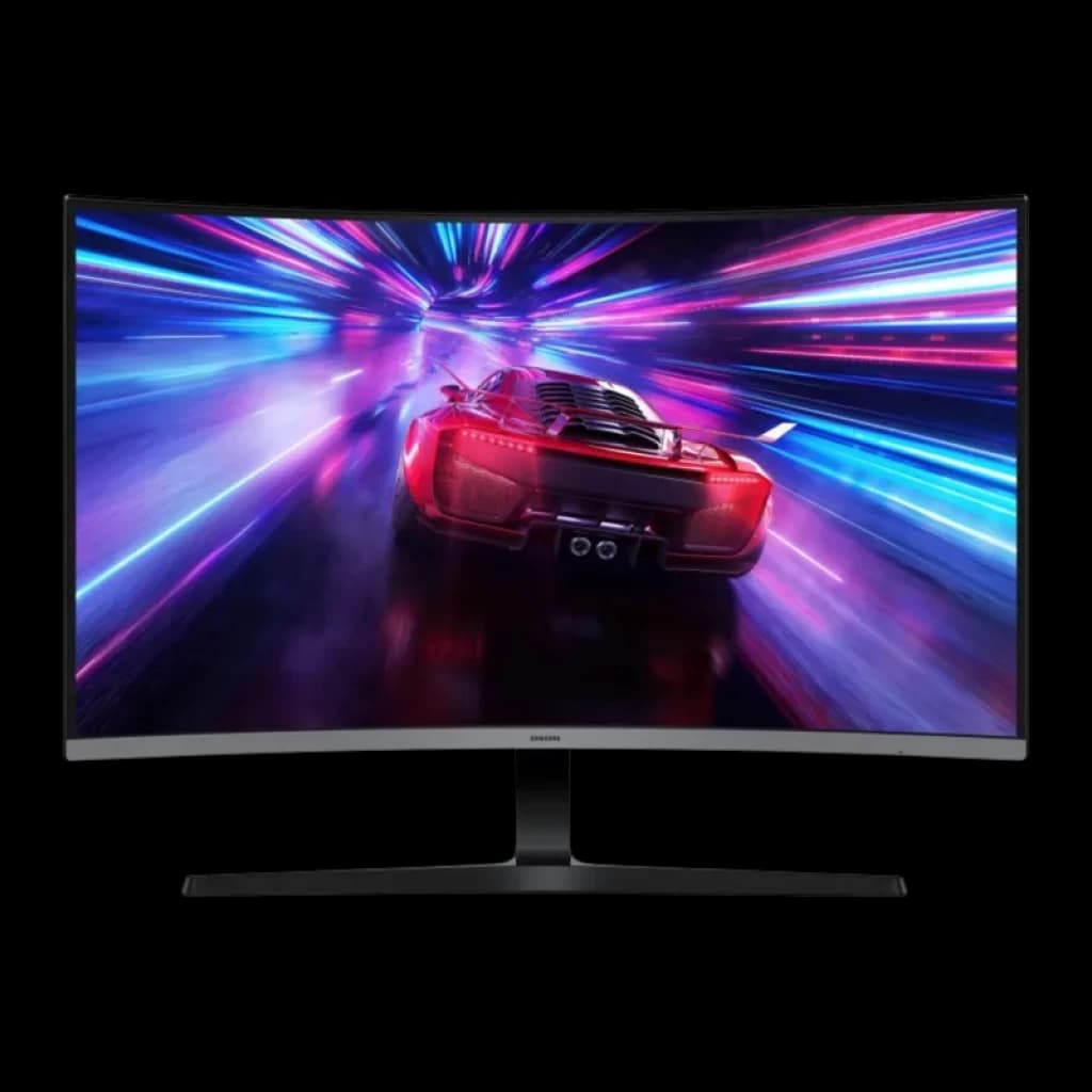 Monitor Samsung Essential S3 S39GD 32 pulgadas curvo VA FHD 100 Hz, biseles delgados, base en T, pantalla inmersiva con colores vivos y efecto de velocidad