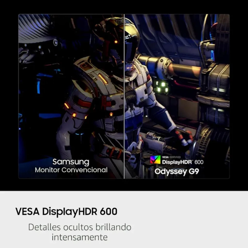 Monitor curvo Samsung Odyssey G9 G91F de 49 pulgadas, resolución Dual QHD y formato panorámico 32:9 - Ítem6