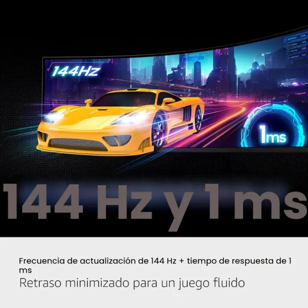 Monitor curvo Samsung Odyssey G9 G91F de 49 pulgadas, resolución Dual QHD y formato panorámico 32:9 - Ítem7