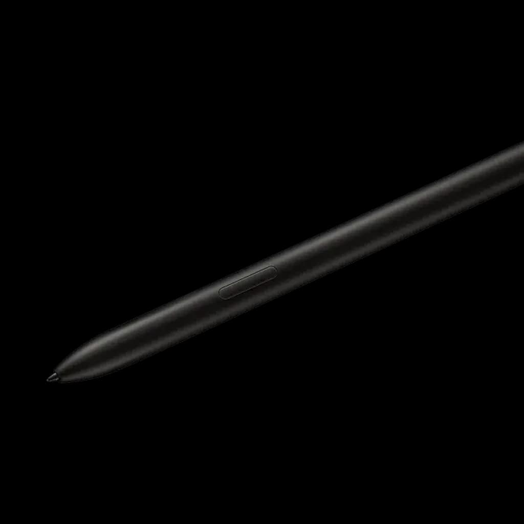 Samsung S Pen para Tab S9/S10 Series Negro con cuerpo delgado mate, punta fina y botón lateral, diseño ergonómico para escritura y dibujo precisos