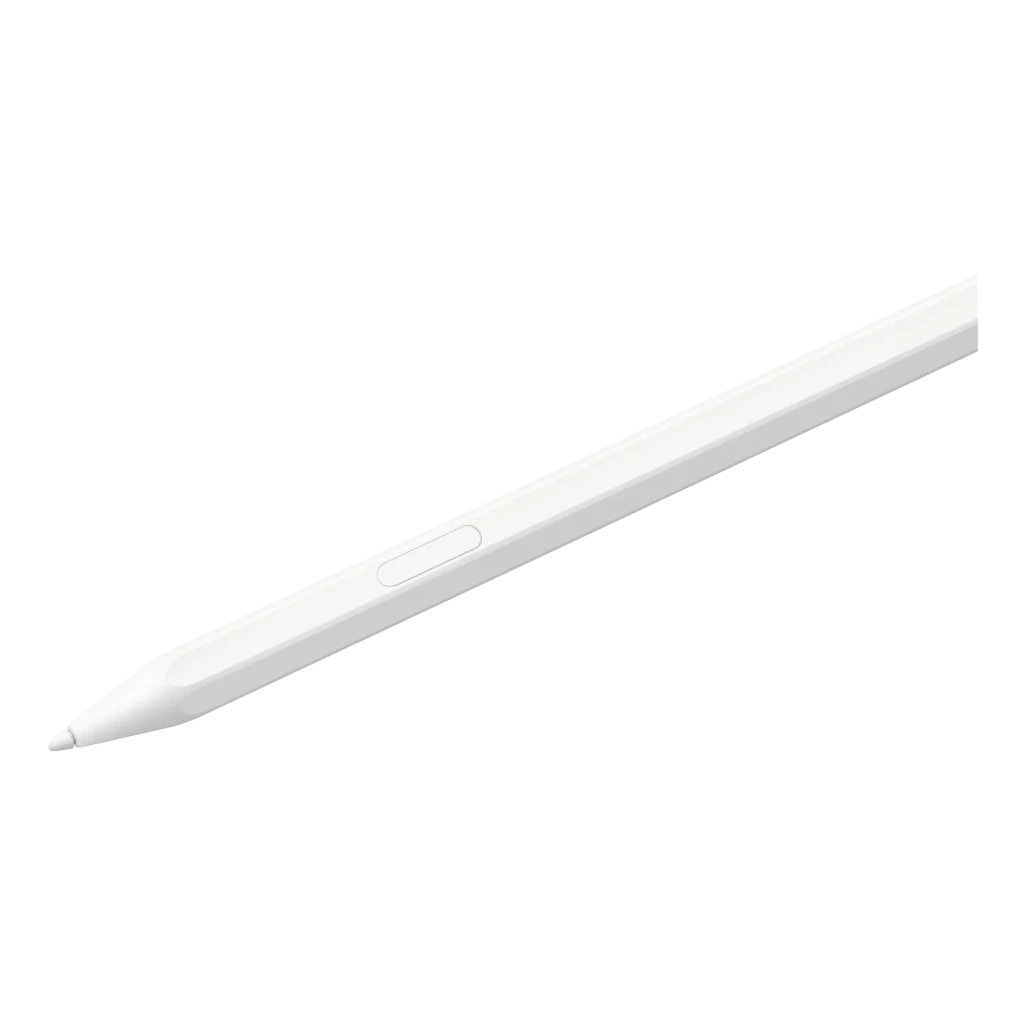 Samsung S Pen Tab S11 Série Branco com corpo fino e fosco, ponta precisa e topo chanfrado com logo Samsung, design minimalista e elegante - Item2