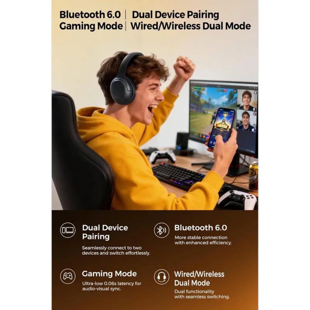 SoundPEATS Cove Pro ANC 56dB Bluetooth 6.0 - Auscultadores sem fios - Item4