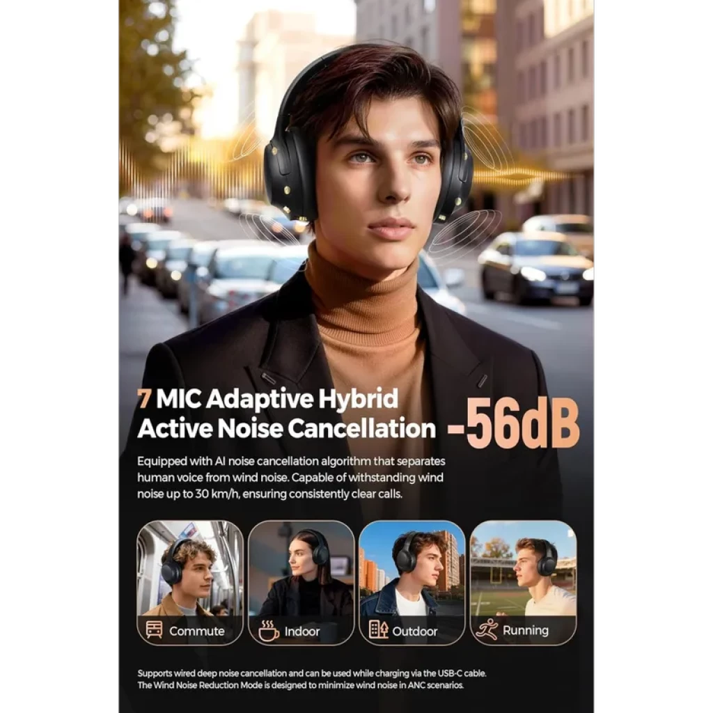 SoundPEATS Cove Pro ANC 56dB Bluetooth 6.0 - Auscultadores sem fios - Item1