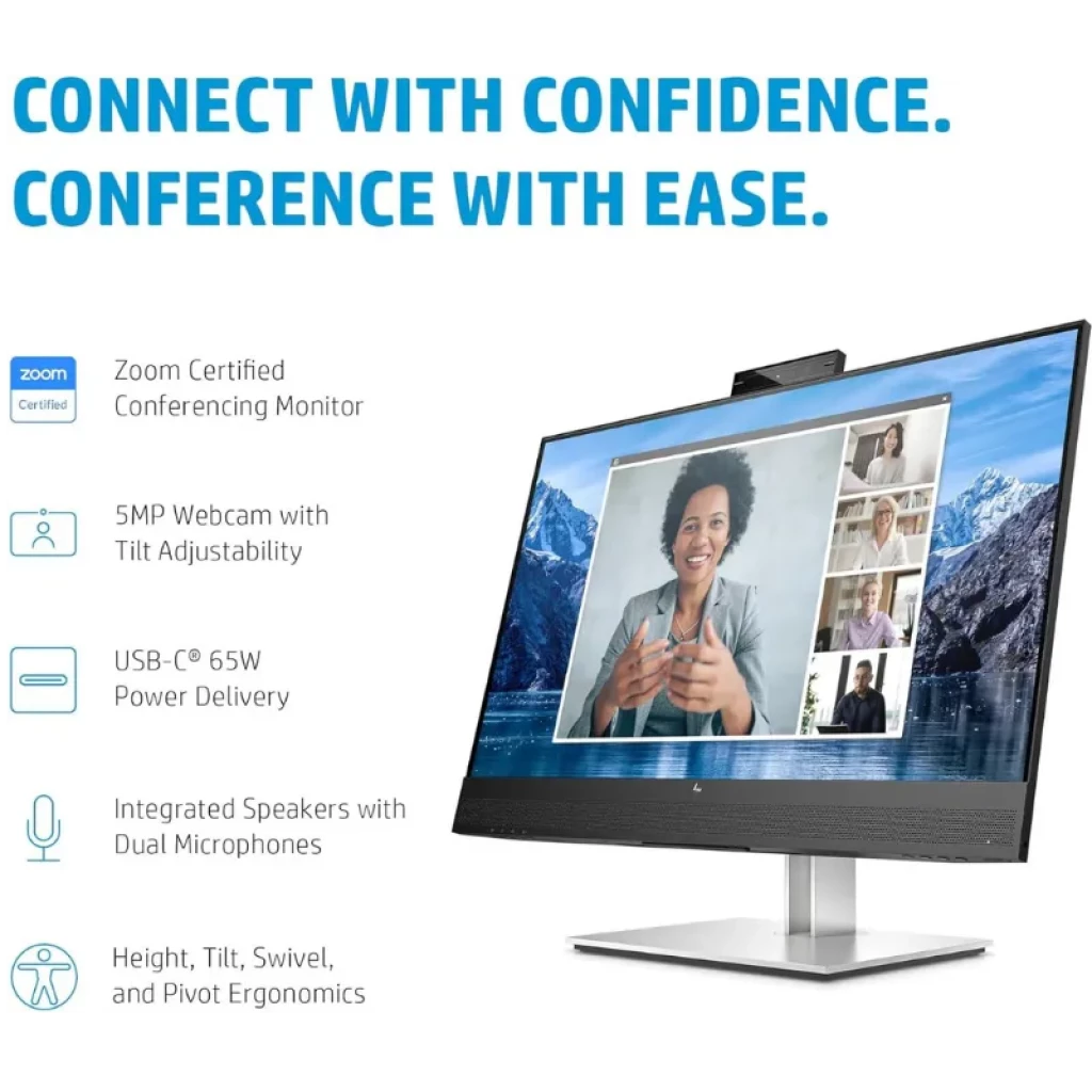 HP E27m G4 27 pouces QHD avec webcam déployée - Ítem6