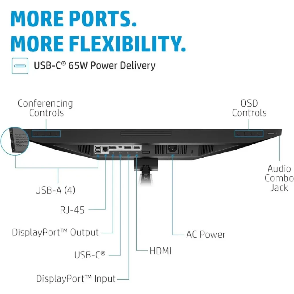 HP E27m G4 27 pouces QHD avec webcam déployée - Ítem7