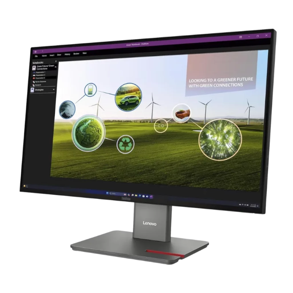 Monitor Lenovo ThinkVision P27Q-40 de 27 polegadas QHD com molduras finas - Item1