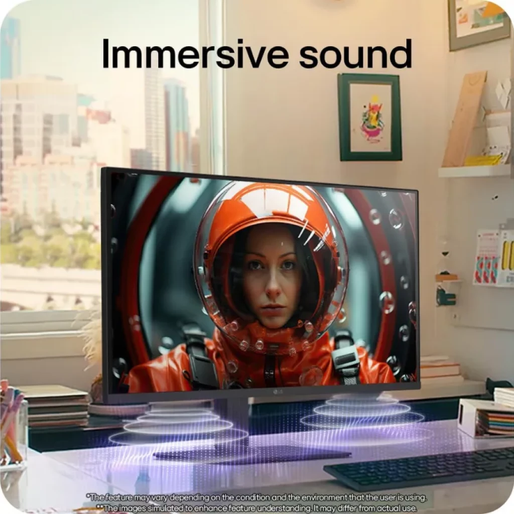 LG 32U720A-B de 31,5 polegadas com molduras finas, suporte ajustável e conectividade USB-C PD de 90 W - Item6