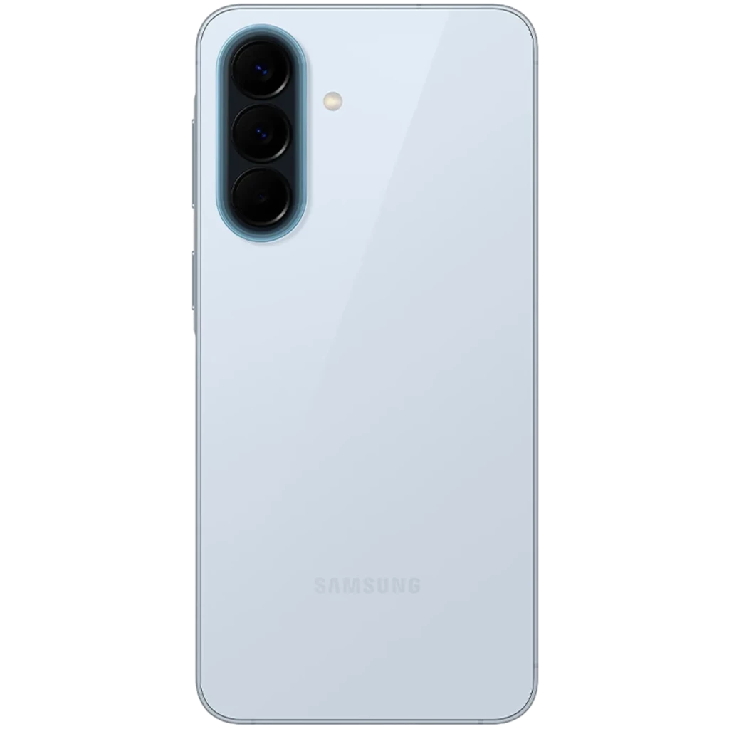 Samsung Galaxy A57 5G bleu, écran Super AMOLED bord à bord avec poinçon central, triple module photo arrière vertical, design fin et épuré - Ítem3