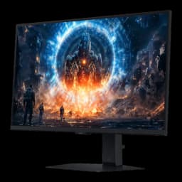 Vue à 45 degrés du Samsung Odyssey G6 G60F
