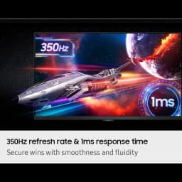 Fluidité des mouvements à 350 Hz sur le moniteur Samsung Odyssey G6 G60F