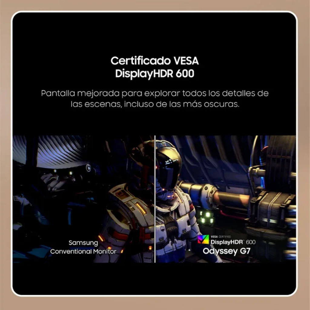 Monitor Samsung Odyssey G75F 37 pulgadas 4K curvo 1000R - Ítem4