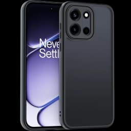 Funda Square Liquid Premium negra para Oneplus Nord 6