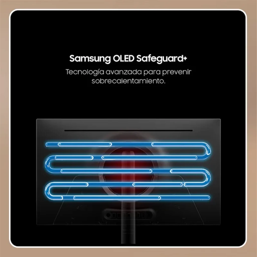 Monitor gaming Samsung Odyssey G6 G60SF de frente, panel OLED 27 pulgadas - Ítem6