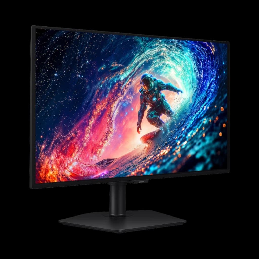 Monitor Samsung Odyssey OLED G6 27 QHD com painel QD‑OLED, 240 Hz, bordas finas e base ajustável, cores vibrantes e contraste profundo para jogos