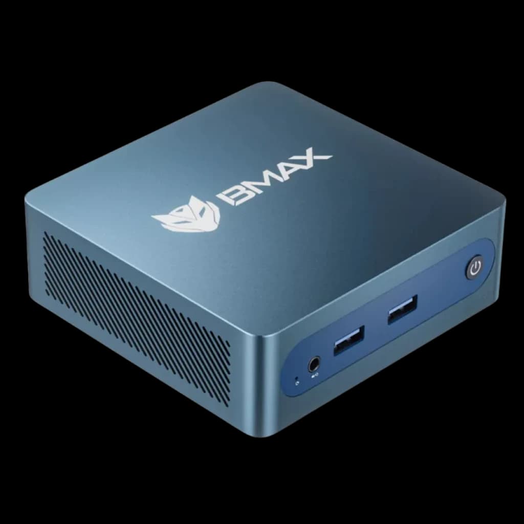 Mini PC BMAX MaxMini B1 Plus, design compacto com portas USB 3.0