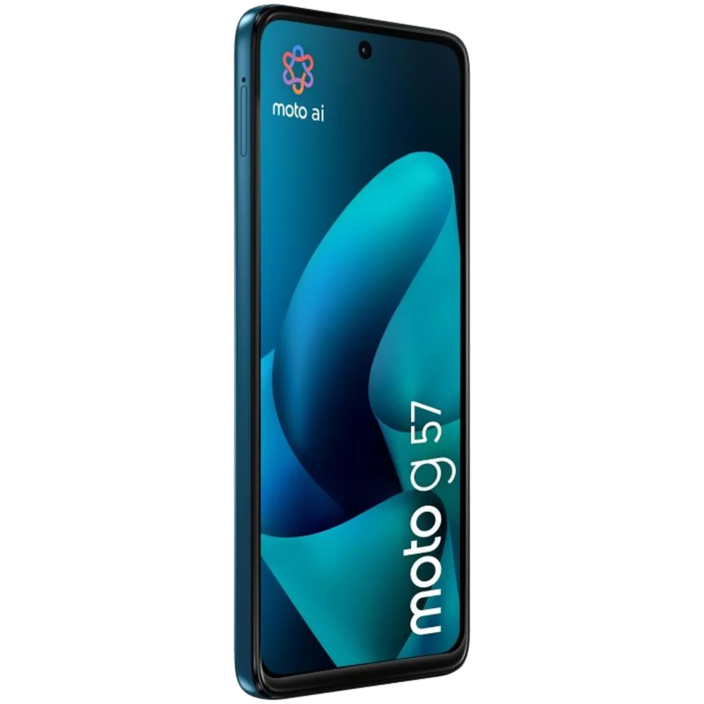 Motorola Moto G57 5G verde, tela cheia com furo central, traseira fosca e módulo triplo de câmeras com OIS; 256 GB, 8 GB RAM, Snapdragon - Item3