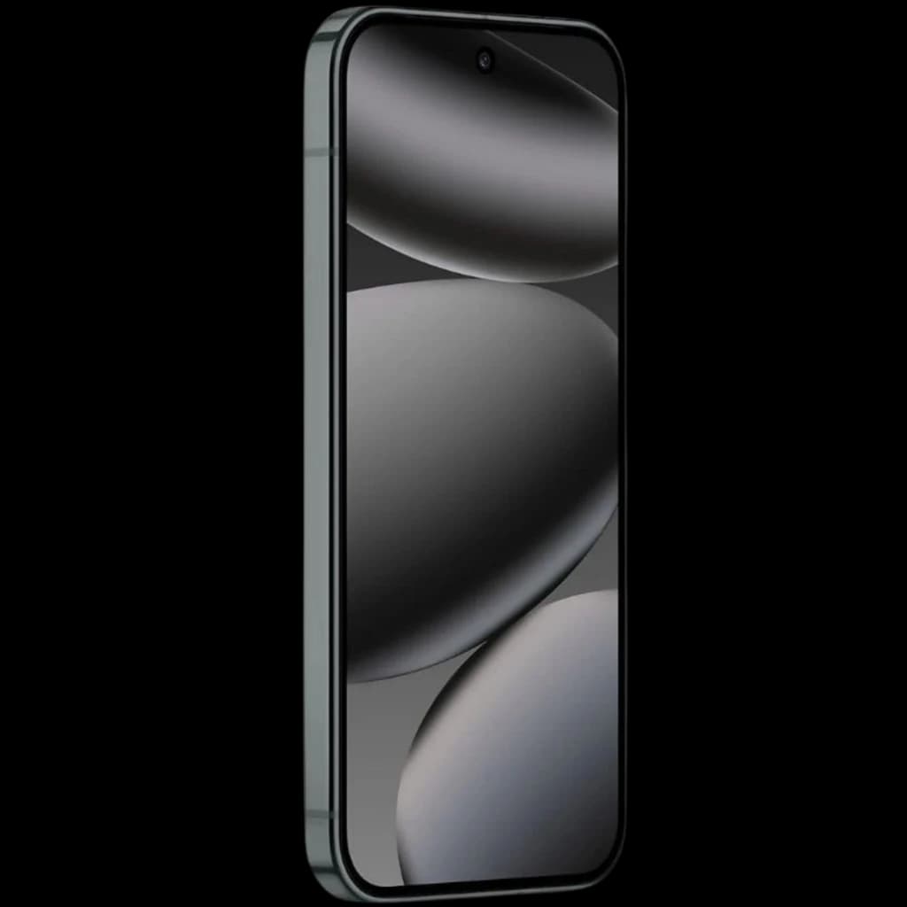 Smartphone Google Pixel 10 Pro XL renovado en obsidiana, pantalla borde a borde con orificio central, marcos delgados y acabado premium en tonos negros y grises