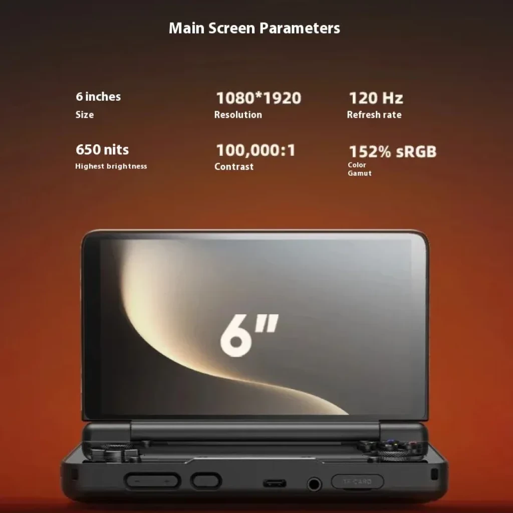 Console AYN Thor Max Lila avec double écran AMOLED et système Android 13 - Ítem1