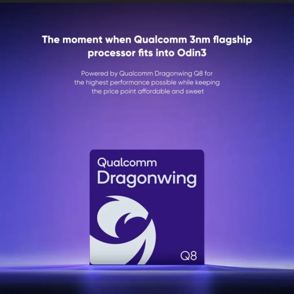 Console portable AYN Odin 3 noire avec écran AMOLED de 6 pouces - Ítem1