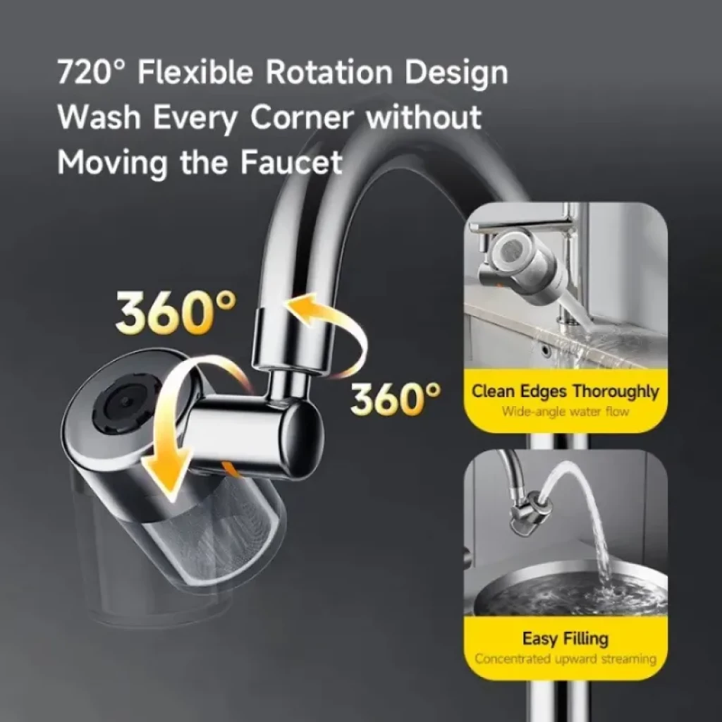 Vista a 45 graus do filtro de água Deerma LT01 - Item2