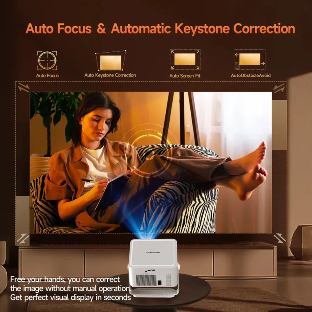 Proyector Magcubic HY450 MAX 1100 ANSI lúmenes blanco - Ítem3