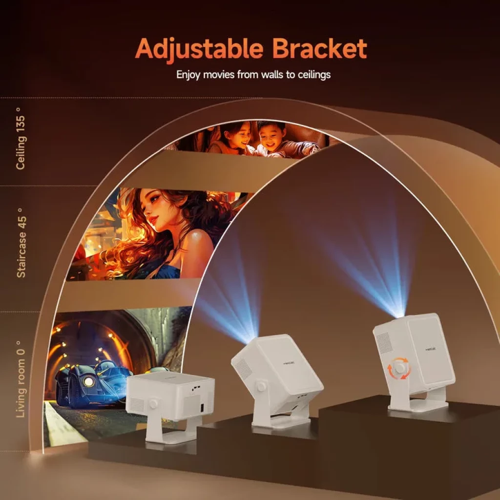Proyector Magcubic HY450 MAX 1100 ANSI lúmenes blanco - Ítem4