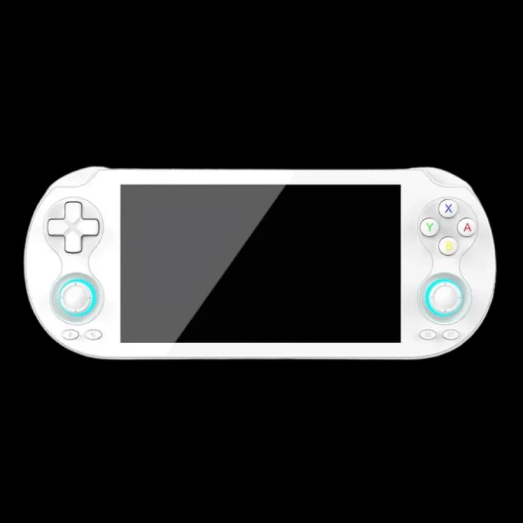Consola portátil Anbernic RG Vita Pro branca com ecrã de 5,5 polegadas FHD
