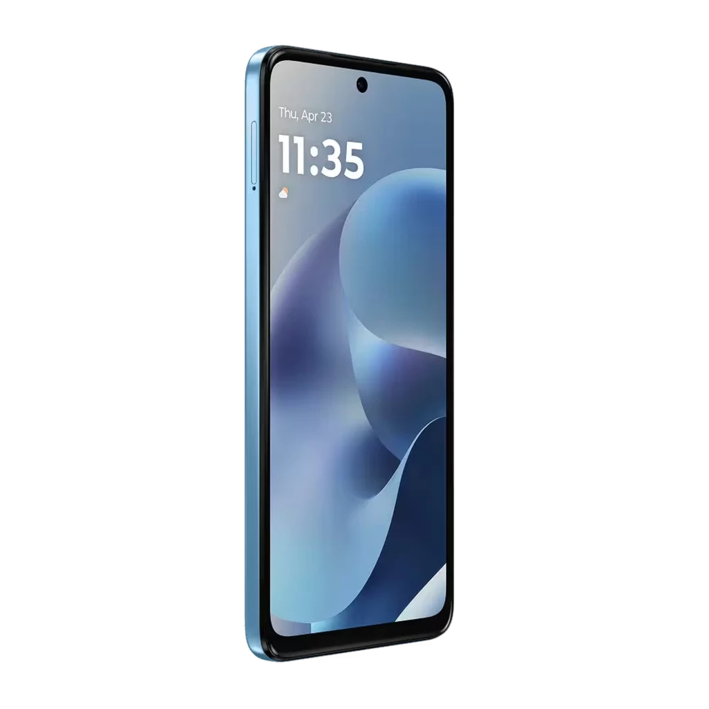 Motorola Moto G17 bleu Alaskan, écran 6,72 pouces bord à bord, triple capteur arrière avec capteur Sony LYTIA 600, design fin et moderne - Ítem3